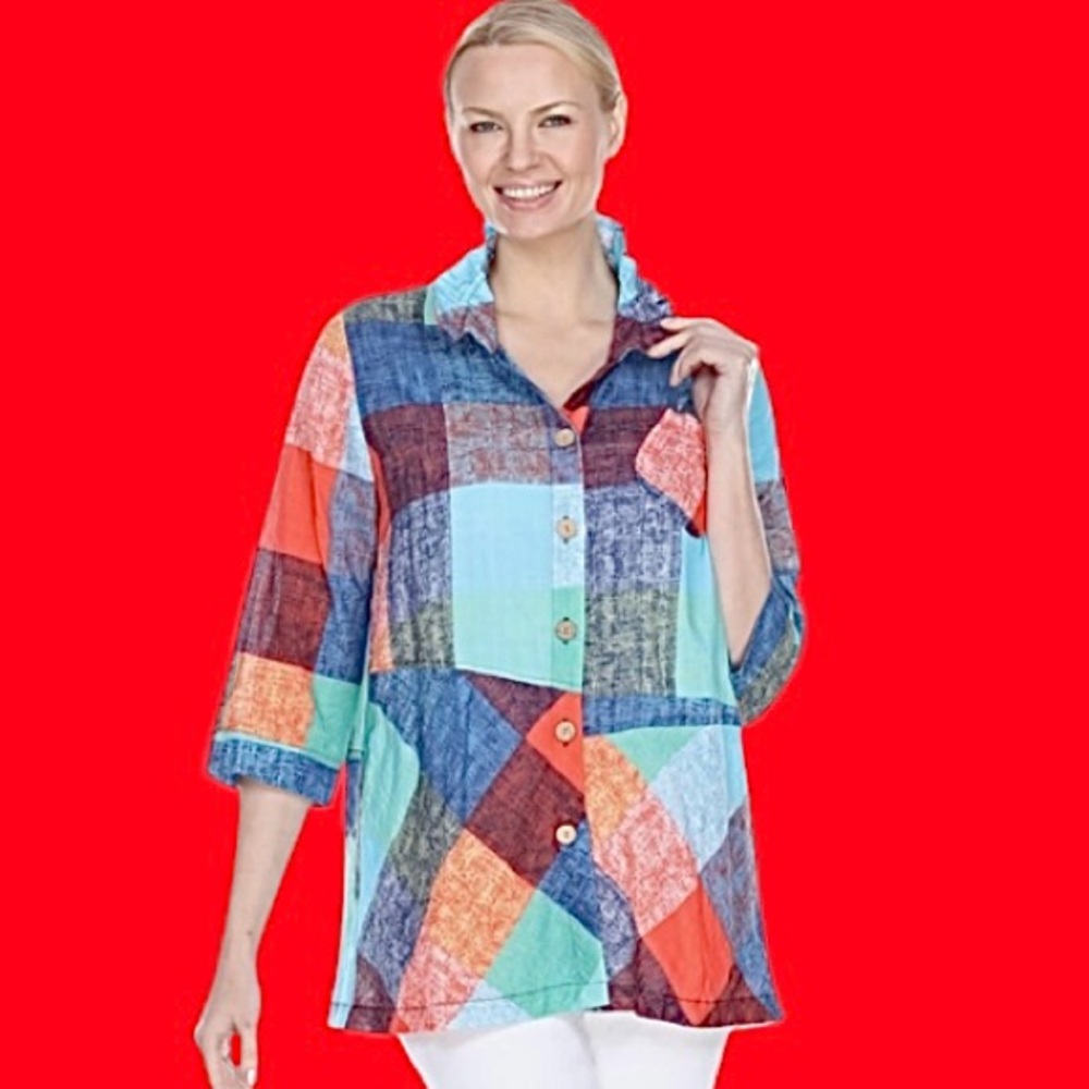 🔥TERRA SJ APPAREL! SUPER COOL & UNIQUE ASYMMETRICAL DESIGNER TOP!